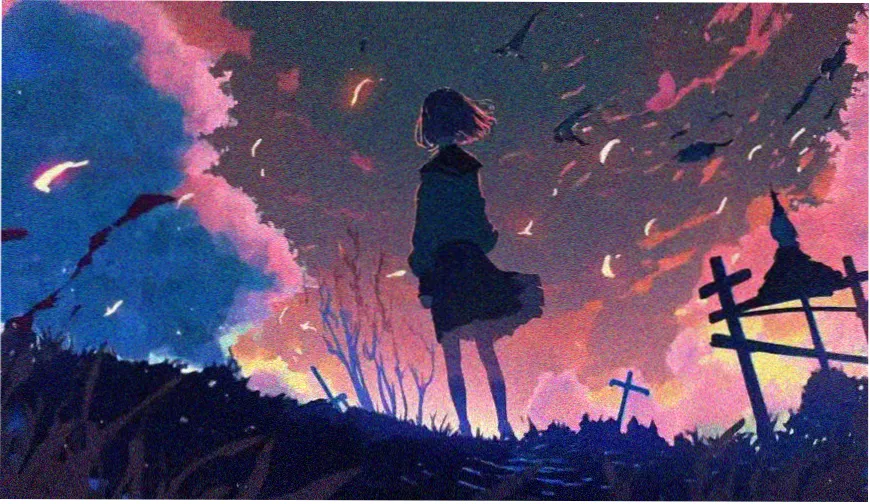 缘分的天空动漫主视觉海报